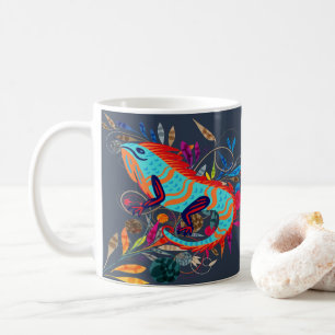 Whimsical Creats Iguana Koffiemok