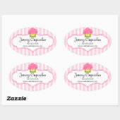 Whimsical Cupcake Bakkerij Stickers (Vel)