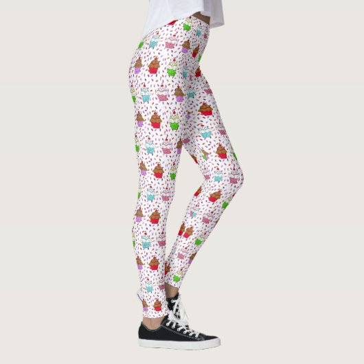 Whimsical Cupcakes en Snoep Sprinkles Leggings (Rechts)