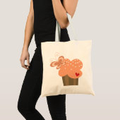 Whimsical Cupcakes Tree Butterflies Tote Bag (Voorkant (product))