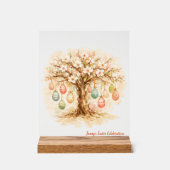 Whimsical Customizable Blooming Tree with Eggs (Recto)