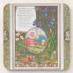 Whimsical Cute Antieke Valentijn, Kate Greenway Bier Onderzetter