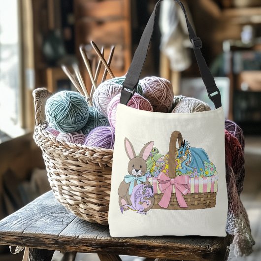 Whimsical Cute Fantasy Draken Paasmand Crossbody Tas
