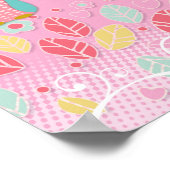 Whimsical Cute Fun Swirl Owl Ownership Sign Poster (Hoek)