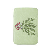 Whimsical Cute KerstBerries Badmat (Voorkant Verticaal)