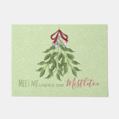 Whimsical Cute KerstBerries Deurmat (Voorkant)