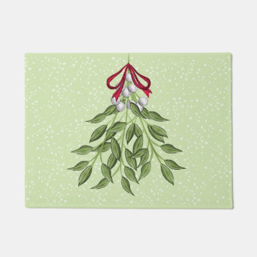 Whimsical Cute KerstBerries Deurmat (Voorkant)