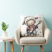 Whimsical Cute Sheep Kussen (Stoel)