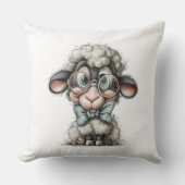 Whimsical Cute Sheep Kussen (Voorkant)