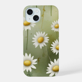 Whimsical Daisies iPhone 15 Hoesje