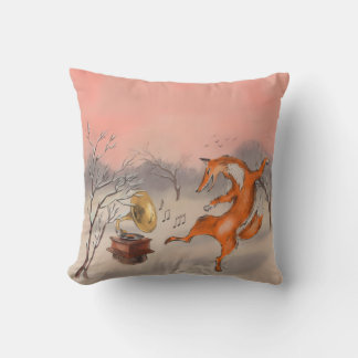 Whimsical Dancing Fox  Nature Inspired Home Decor Kussen