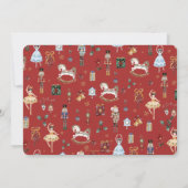 Whimsical De Notenkraker Kerst Ballet Verjaardag Kaart (Achterkant)