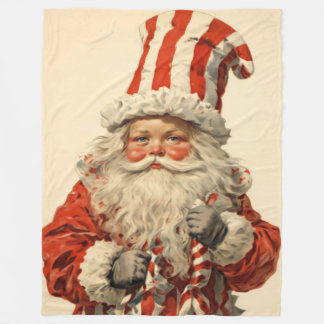 Whimsical december kerstdeken fleece deken