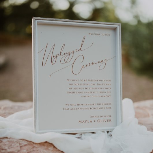 Whimsical Desert | Betige Unplugged Ceremony Poster