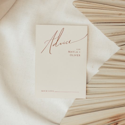 Whimsical Desert | Kaart voor advies over beige we