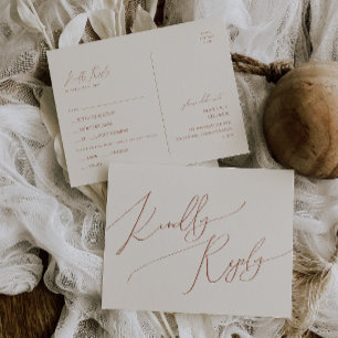 Whimsical Desert Keuze uit het Beige Menu RSVP-B