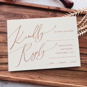 Whimsical Desert   Keuze uit het beige menu RSVP-k