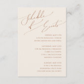 Whimsical Desert | Overzicht van evenementen in be Informatiekaartje (Voorkant)