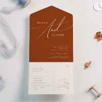 Whimsical Desert | Terracotta Casual zegel en verz