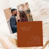 Whimsical Desert | Terracotta Photo Square Wedding