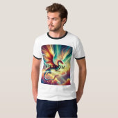 Whimsical Dragon Aquarel T-Shirt Design (Voorkant volledig)