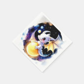 Whimsical Dragon Baby shower Servet (Hoek)