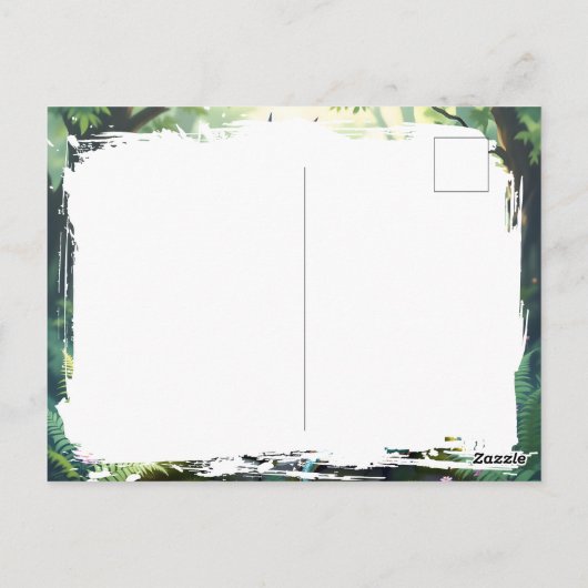 Whimsical Dragon beroemd gemaakt door Ancient Ston Briefkaart (Achterkant)