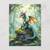 Whimsical Dragon beroemd gemaakt door Ancient Ston Briefkaart (Voorkant)