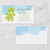Whimsical Dragon Book Request Shower Informatiekaartje (Voorkant / Achterkant)