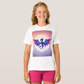 Whimsical Dragon Waterverf T-shirt (Voorkant volledig)