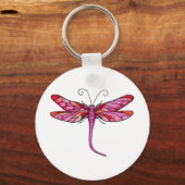 Whimsical Dragonflies Sleutelhanger (Voorkant)