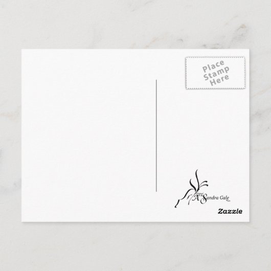 Whimsical Dragonfly Briefkaart (Achterkant)