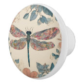 Whimsical Dragonfly Keramische Knop (Rechts)
