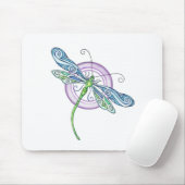 Whimsical Dragonfly Muismat (Met muis)