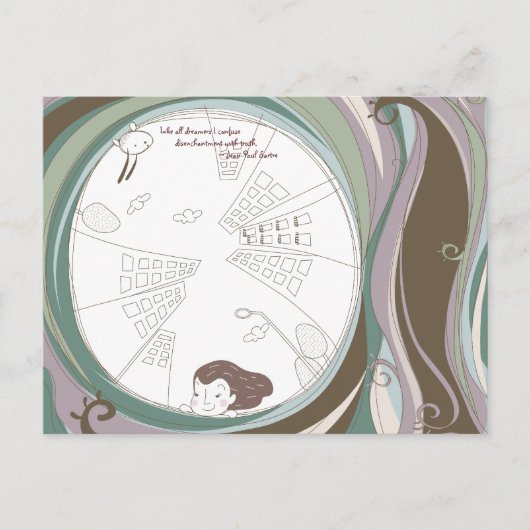 Whimsical Dreamscape 4 Briefkaart (Voorkant)