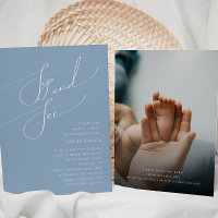 Whimsical Dusty Blue | Baby Sip en zie foto