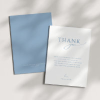 Whimsical Dusty Blue Flat Vertical Baby shower