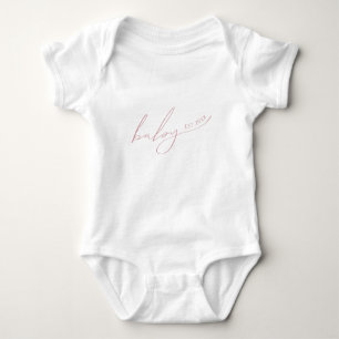 Whimsical Dusty Roos Baby Est Romper