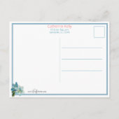 Whimsical Easter Bunnies en Giant Egg Briefkaart (Achterkant)