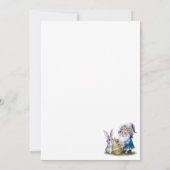 Whimsical Easter Egg Hunt: Waterverf Bunny en Gn Kaart (Achterkant)