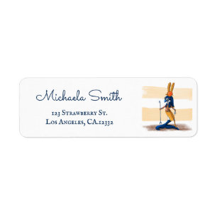 Whimsical Egyptische Godin Zeemeermin Retouradres Etiket