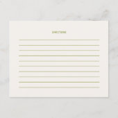 Whimsical eigenzinnig handgeschreven Vrijgezellenf Informatiekaartje (Achterkant)