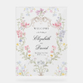 Whimsical Elegant Rococo Floral Crest Wedding (Recto)