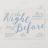 Whimsical Elegant Script Repetitie Enclosure Kaart (Voorkant)