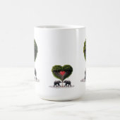Whimsical Elephant Love Tree 15oz Mug Koffiemok (Center)
