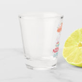 Whimsical Elephants Middle Sister Custom Name Shot Glas (Links)