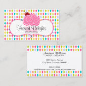 Whimsical en Colorful Bakery Visitekaartje (Voorkant / Achterkant)