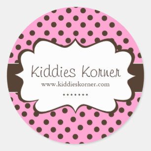 Whimsical en Cute Polk a Dot Stickers