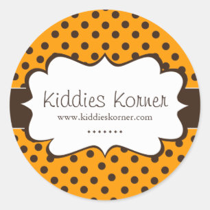 Whimsical en Cute Polk a Dot Stickers