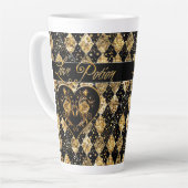 Whimsical en Elegant Gothic Love Potion Latte Mok (Linkerhoek)